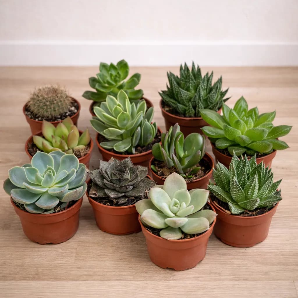 Suculentas variadas