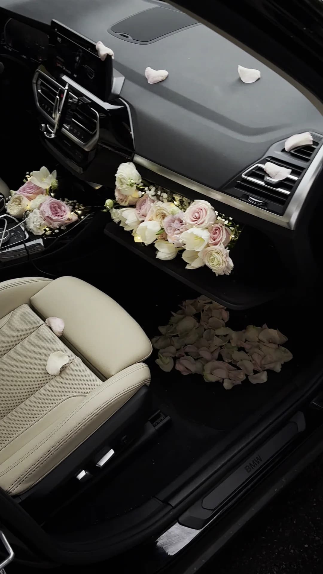 Petals on the dashboard